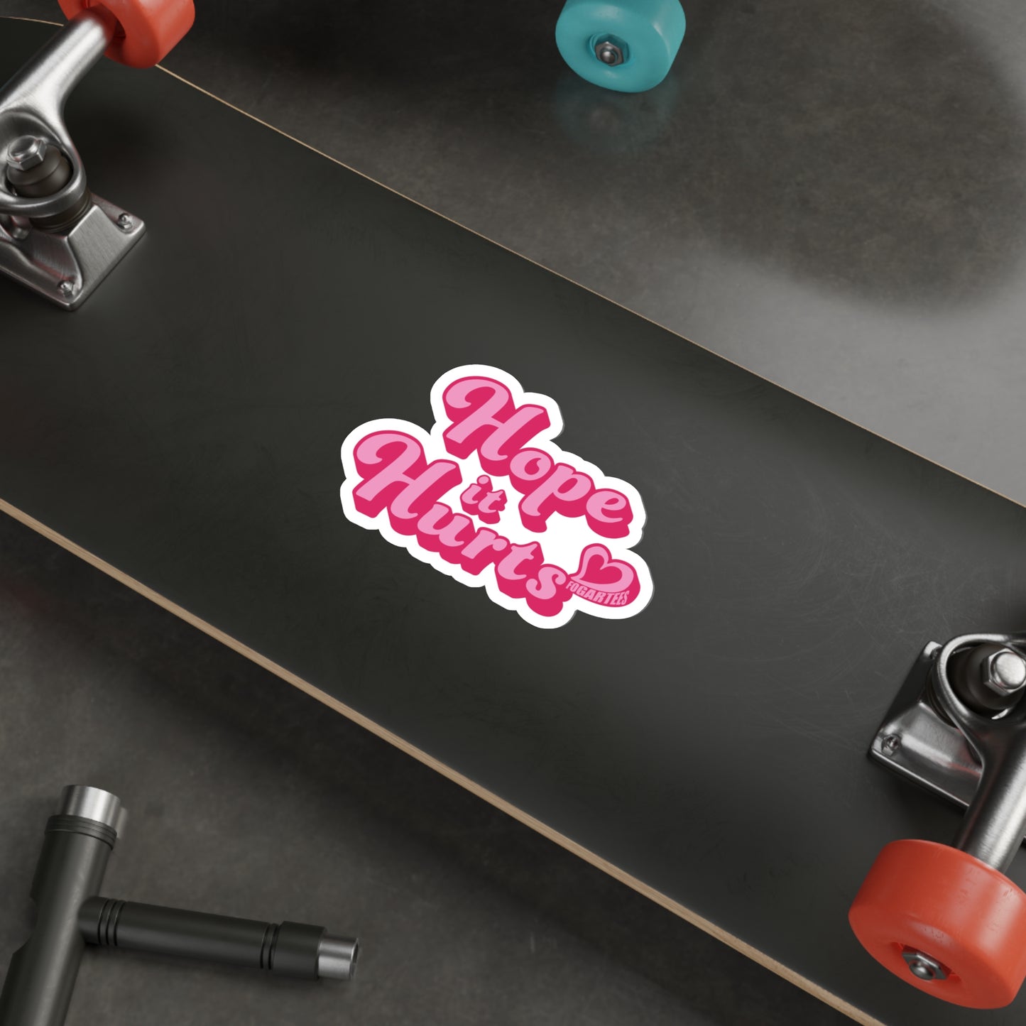 Hope It Hurts Die-Cut Sticker