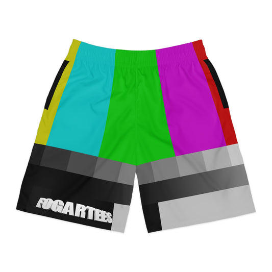 Test Card Men's Jogger Shorts