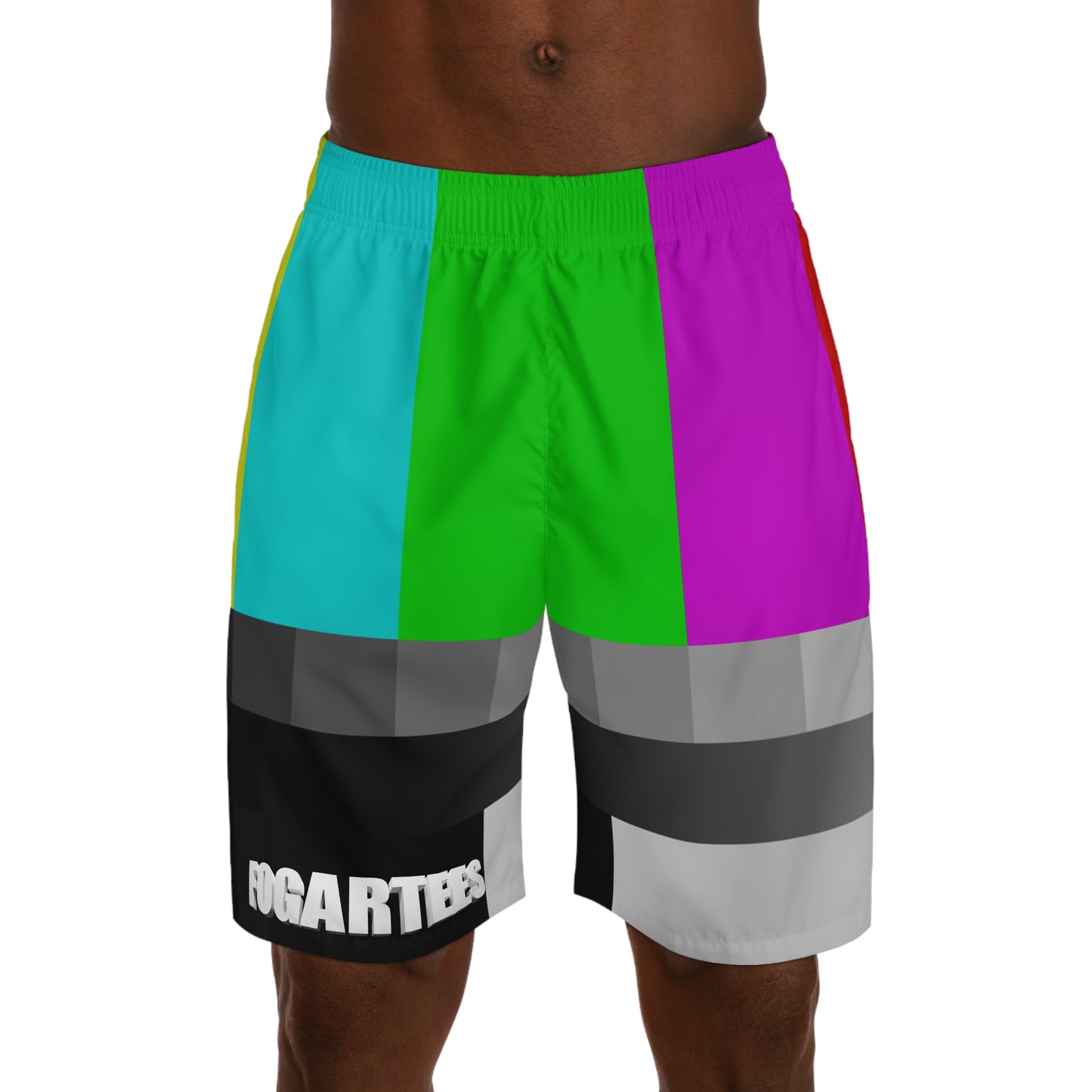 Test Card Men's Jogger Shorts