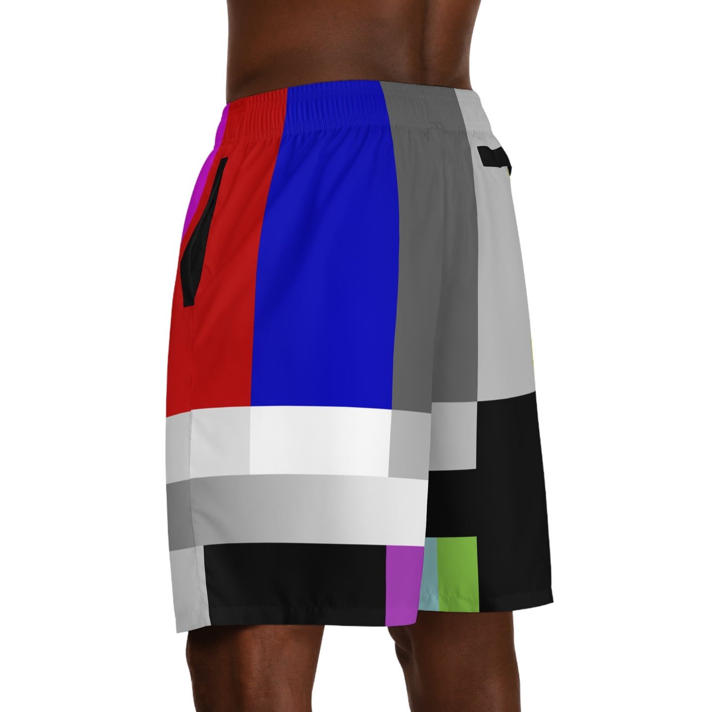 Test Card Men's Jogger Shorts